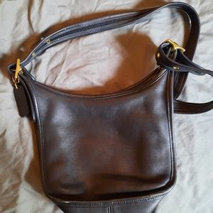 Vintage leather Coach purse